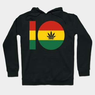 Number 10 reggae Hoodie